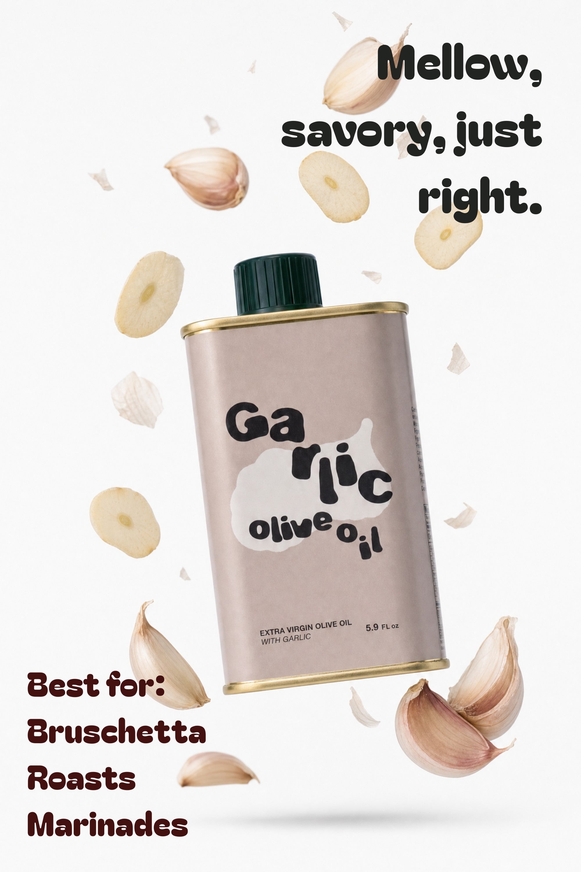 Garlic Extra Virgin Olive Oil — 175ml Tin