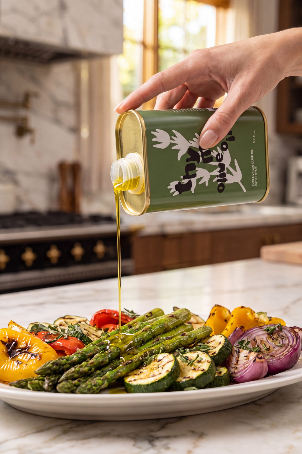 Thyme Extra Virgin Olive Oil — 175ml Tin