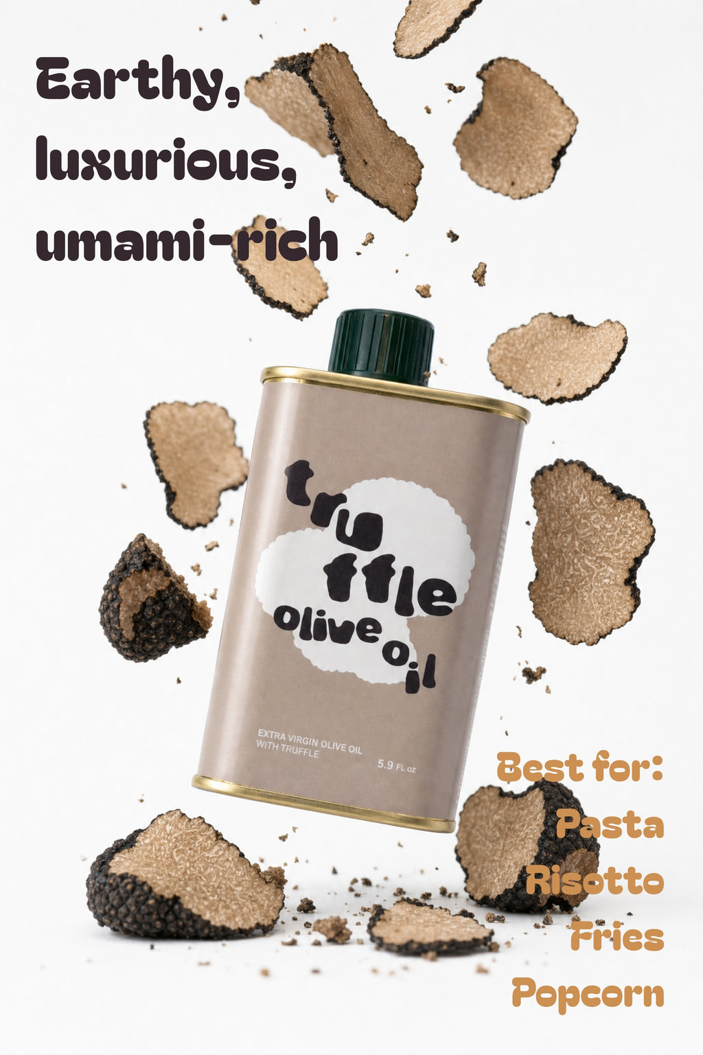 Truffle Extra Virgin Olive Oil — 175ml Tin